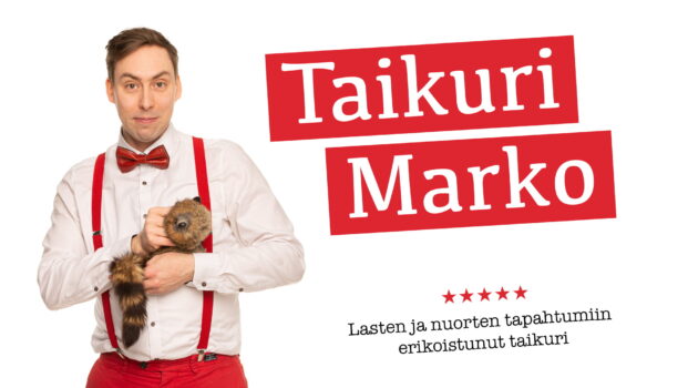 Taikuri Marko ja Pesukarhu Santeri, Lasten ja nuorten tapahtumiin erikoistunut taikuri.